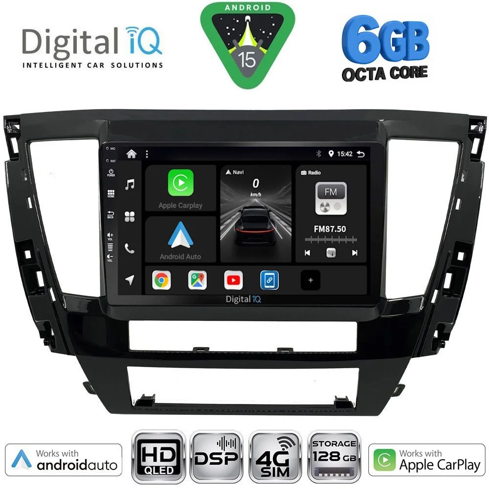 Φωτογραφία προϊόντος: DIGITAL IQ BXF 17447S_CPAA (9inc) MULTIMEDIA TABLET for MITSUBISHI PAJERO SPORT mod. 2020-2026
