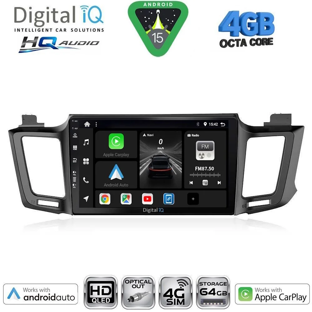 Φωτογραφία προϊόντος: DIGITAL IQ BXK 19733_CPAA (10inc) MULTIMEDIA TABLET for TOYOTA RAV 4 mod. 2013-2019