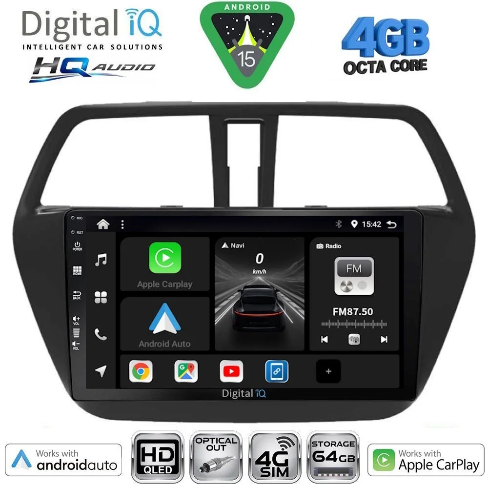 Φωτογραφία προϊόντος: DIGITAL IQ BXK 19689_CPAA (9inc) MULTIMEDIA TABLET for SUZUKI SX4 S-CROSS mod. 2014-2021