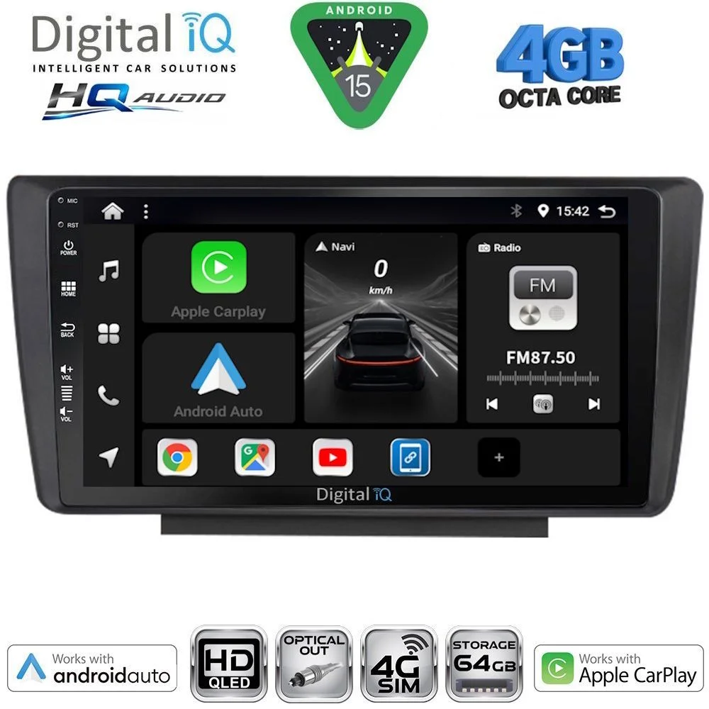 Φωτογραφία προϊόντος: DIGITAL IQ BXK 19594_CPAA (9inc) MULTIMEDIA TABLET for SKODA OCTAVIA 5 mod. 2005-2012