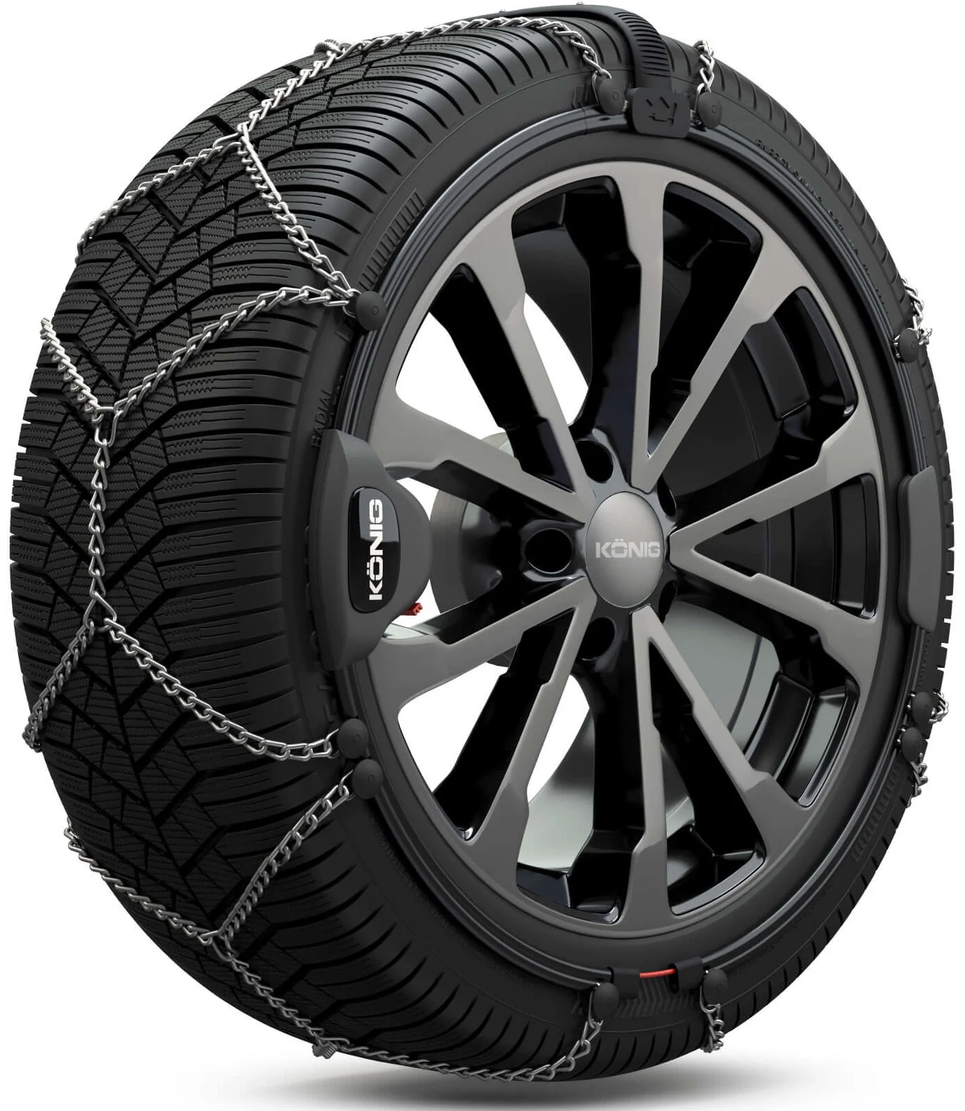 Φωτογραφία προϊόντος: Χιονοαλυσίδες Konig Reflex Edge No 604 (7mm) Τεμάχια Δύο