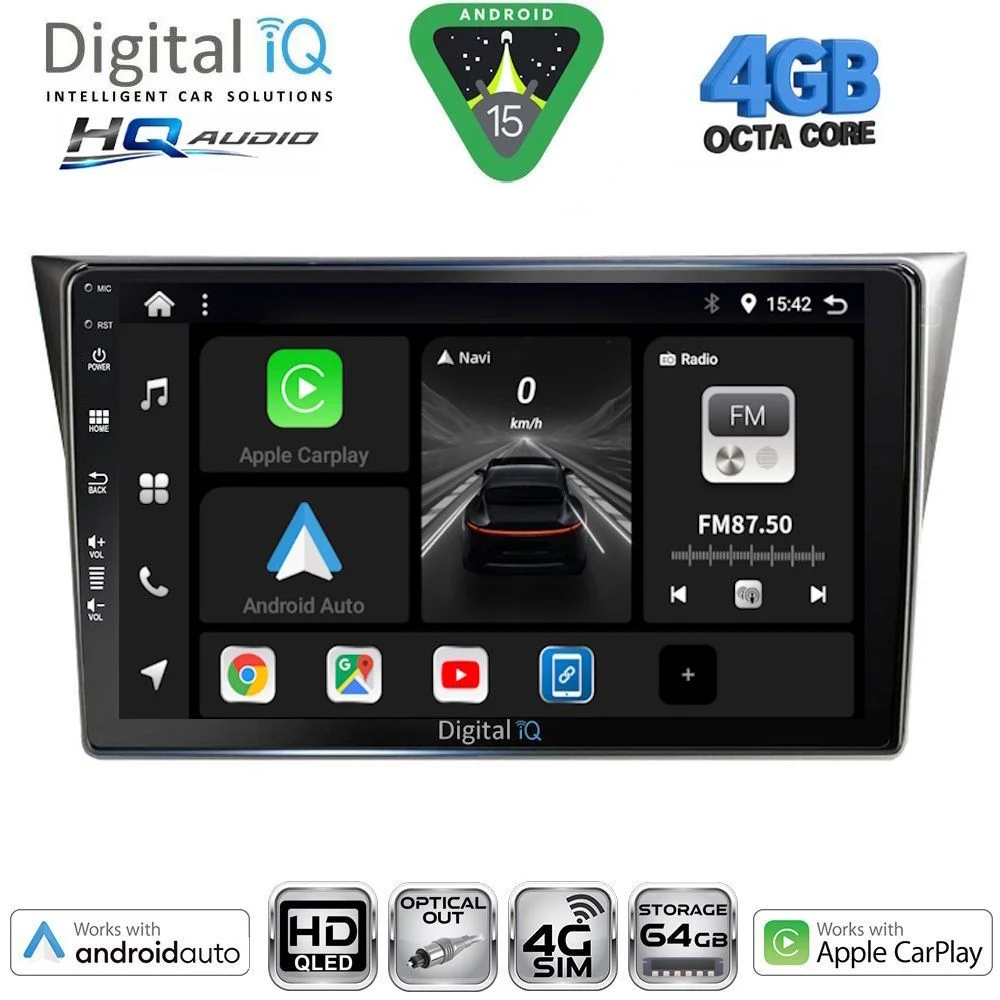 Φωτογραφία προϊόντος: DIGITAL IQ BXK 19659_CPAA (9inc) MULTIMEDIA TABLET for SUBARU IMPREZA mod. 2002-2008