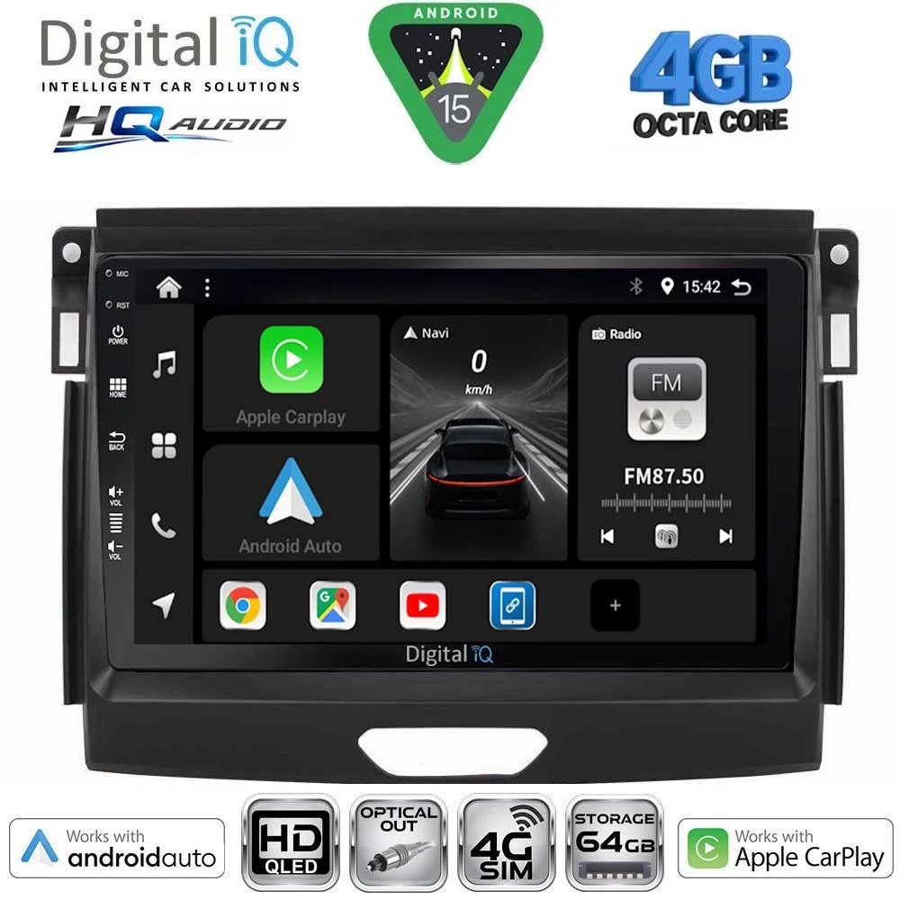 Φωτογραφία προϊόντος: DIGITAL IQ BXK 19172A_CPAA (9inc) MULTIMEDIA TABLET for FORD RANGER mod. 2015-2018