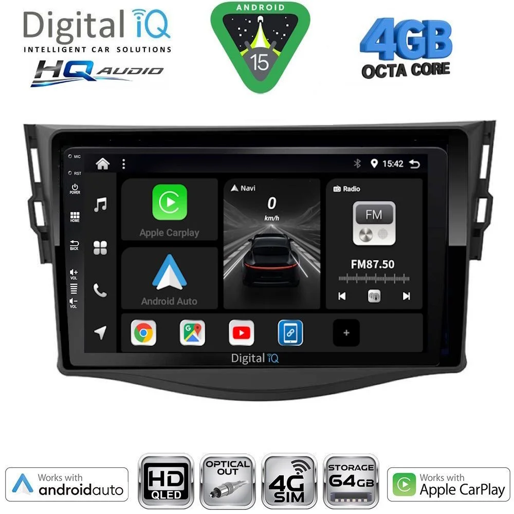 Φωτογραφία προϊόντος: DIGITAL IQ BXK 19731_CPAA (9inc) MULTIMEDIA TABLET for TOYOTA RAV 4 mod. 2006-2012