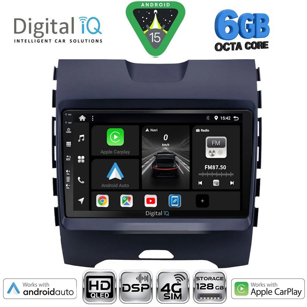 Φωτογραφία προϊόντος: DIGITAL IQ BXF 17152_CPAA (9inc) MULTIMEDIA TABLET for FORD EDGE mod. 2015-2023