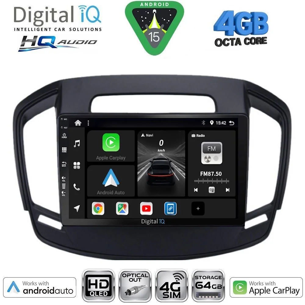 Φωτογραφία προϊόντος: DIGITAL IQ BXK 19492_CPAA (9inc) MULTIMEDIA TABLET for OPEL INSIGNIA mod.2014-2017