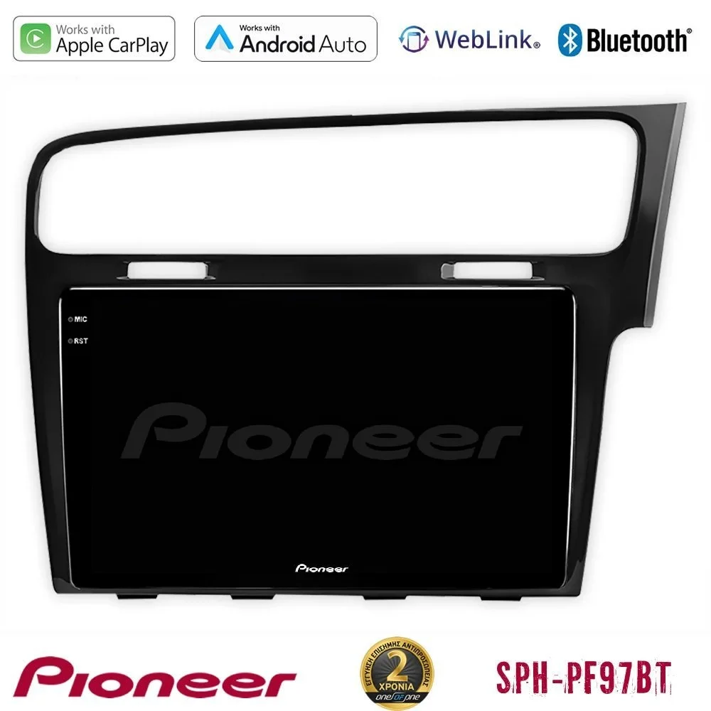 Φωτογραφία προϊόντος: Pioneer SPH-PF97BT Series VW GOLF 7 RHD Multimedia Station 9 (Tablet Style) Με Carplay & Android Auto