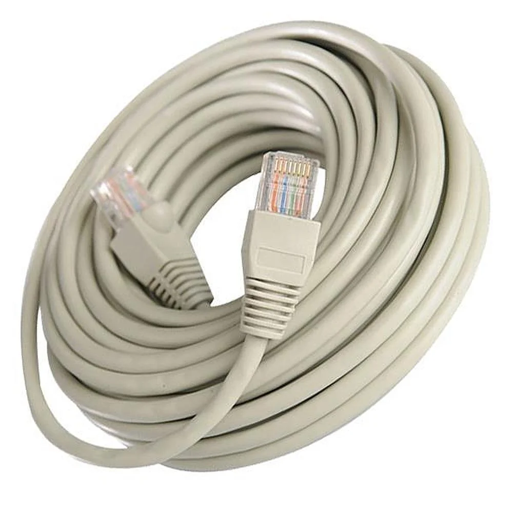 Φωτογραφία προϊόντος: Καλώδιο Patch Cord UTP CAT-5e Γκρι 15m EUROLAMP 147-10155
