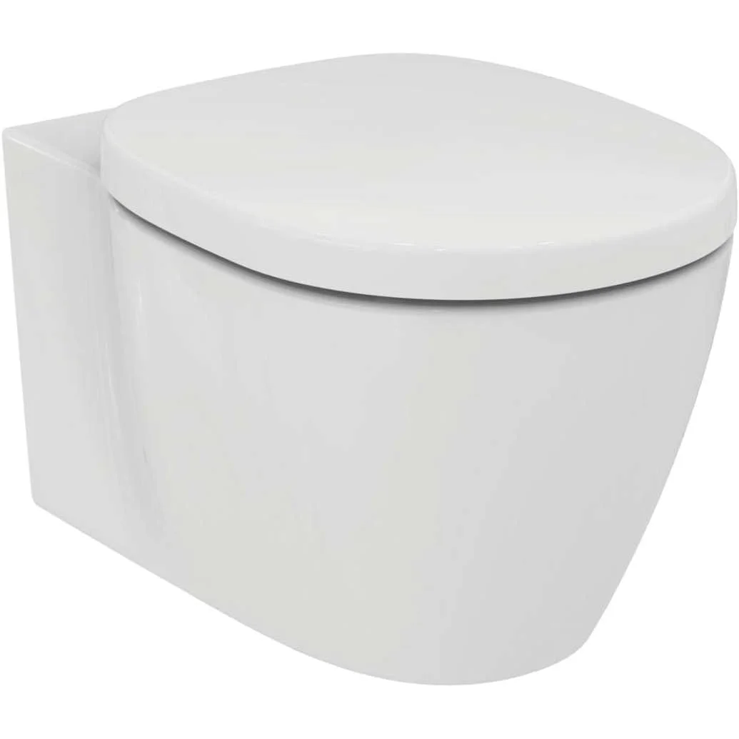 Φωτογραφία προϊόντος: Ideal Standard GA Λεκάνη κρεμαστή με soft close καπάκι Ideal Standard Connect Aquablade E047901+E712701 χρώμα λευκό γυαλιστερό