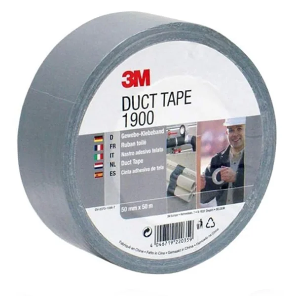 Φωτογραφία προϊόντος: 3M Υφασμάτινη Ταινία Duct Tape GREY 1900 50mm x 50m