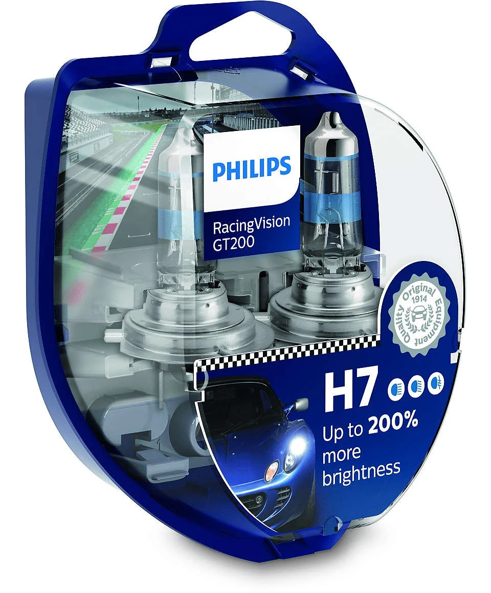 Φωτογραφία προϊόντος: Philips H7 Racing Vision GT200 +200% 12V 60/55W