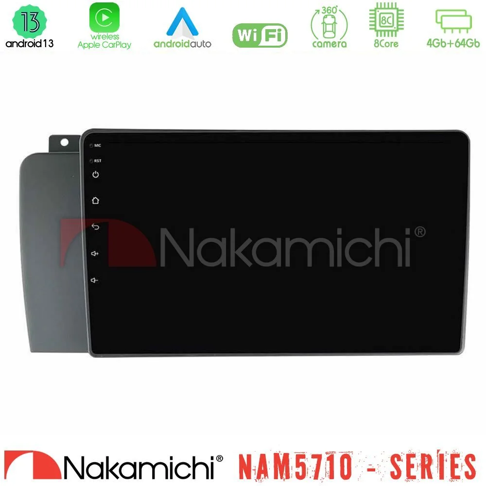 Φωτογραφία προϊόντος: Nakamichi NAM5710 Series 8Core Android13 4+64GB Volvo S60 2004-2009 Navigation Multimedia Tablet 9