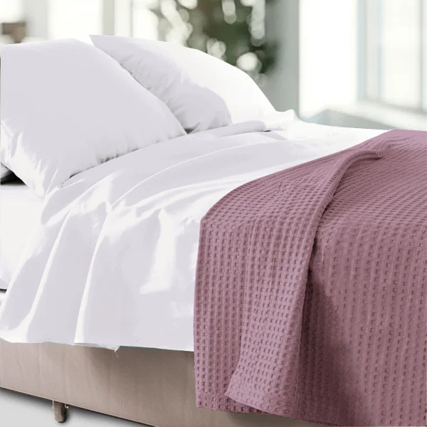 Φωτογραφία προϊόντος: Το Μεγάλο Παζάρι Κουβέρτα Πικέ 100% Βαμβακερή Μονή 160×240 Σάπιο Μήλο (TMP-4628)