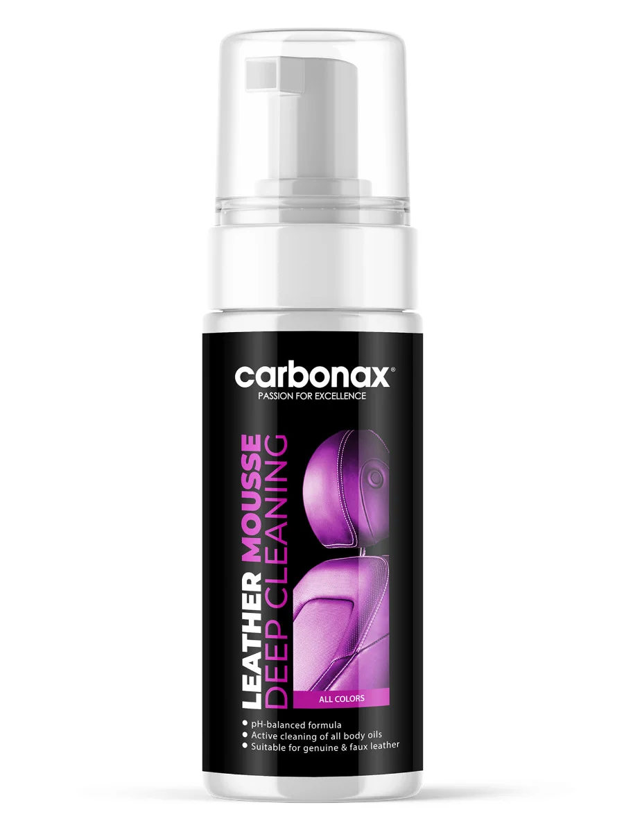 Φωτογραφία προϊόντος: CARBONAX® Leather Mousse Καθαριστικός Αφρός Για Δερμάτινες Επιφάνειες 150ml