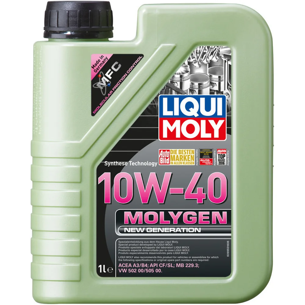 Φωτογραφία προϊόντος: ΛΑΔΙ ΑΥΤΟΚΙΝΗΤΟΥ LIQUI MOLY MOLYGEN 10W-40 1L