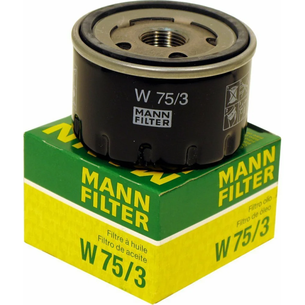Φωτογραφία προϊόντος: MANN-FILTER Mann Filter W75/3 Φίλτρο Λαδιού Αυτοκινήτου για Nissan/Renault