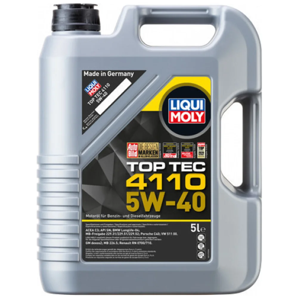 Φωτογραφία προϊόντος: Liqui Moly Top Tec 4110 5W-40 5lt Made in Germany