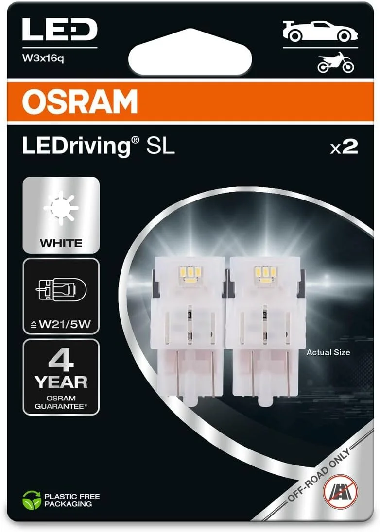 Φωτογραφία προϊόντος: Osram Ledriving W21/5W 6000k 2τμχ