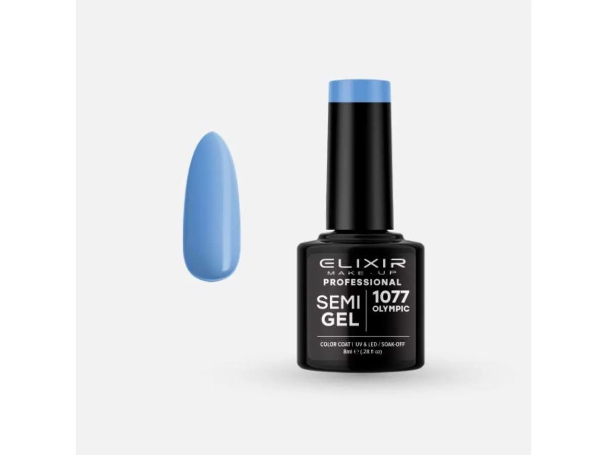 Φωτογραφία προϊόντος: Elixir Semi Gel Ημιμόνιμο Βερνίκι 8ml Elixir-#1077