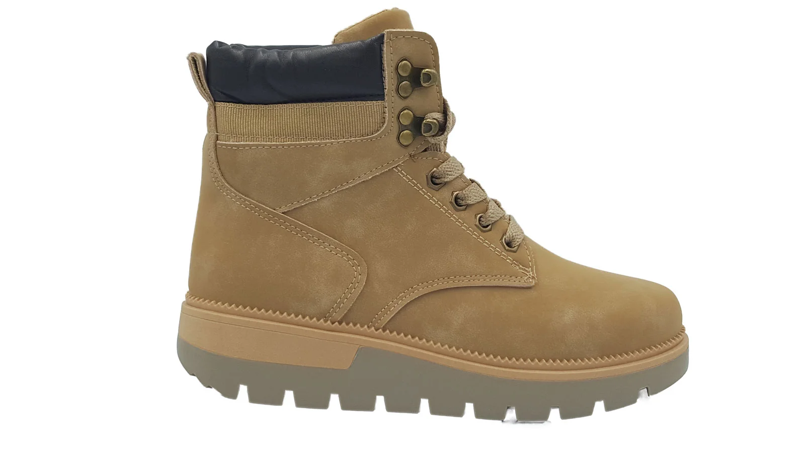 Φωτογραφία προϊόντος: Super Mode Γυναικεία Μποτάκια Leder Shoes - B0265 - Κάμελ