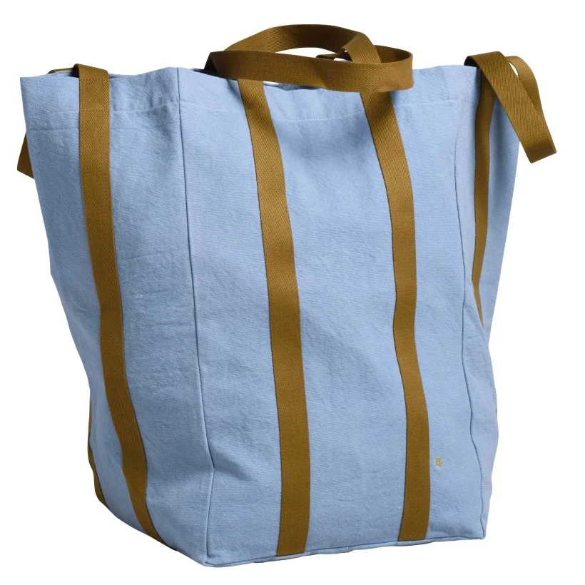Φωτογραφία προϊόντος: LA CERISE SUR LE GATEU ΤΣΑΝΤΑ MAXI POPPINS IONA ΜΠΛΕ 33x48x33 ΑΠΟ ΟΡΓΑΝΙΚΟ ΒΑΜΒΑΚΙ