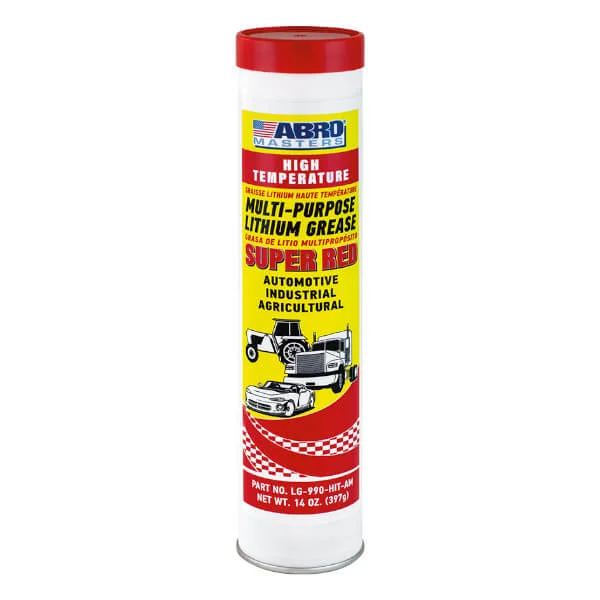 Φωτογραφία προϊόντος: ABRO Super Red Lithium Grease Κόκκινο Γράσσο Λιθίου σε Φύσιγγα 400gr