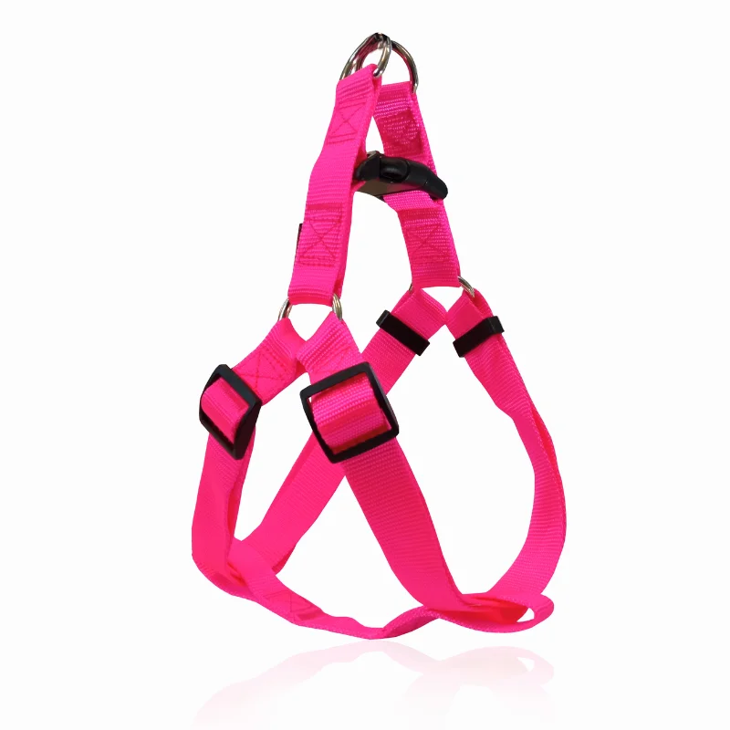 Φωτογραφία προϊόντος: Pet Interest Dog Harness A Plain-Σαμαράκι Σκύλου Ροζ - Φουξ || Large 25mm x 55-82cm