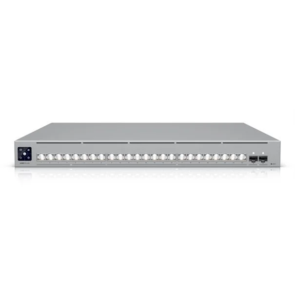 Φωτογραφία προϊόντος: Ubiquiti Networks Ubiquiti Switch UniFi 8x2.5G RJ45/16x10G RJ45/2xSFP28 Managed 19" Rack-Mountable, 1,3" Touchscreen
