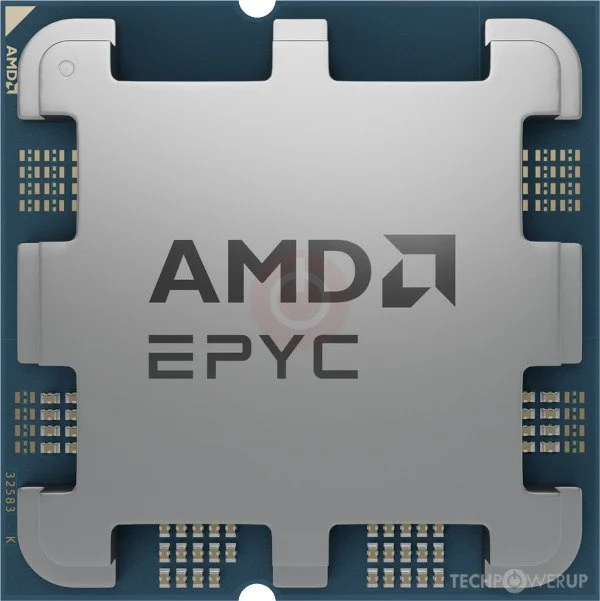 Φωτογραφία προϊόντος: Advanced Micro Devices CPU AMD EPYC TURIN 9555P TRAY ohne Cooler (64x3.2GHZ/256MB/360W) 128Threads/12 Speicher Kanäle/MaxBoostTakt 4.2 GHz