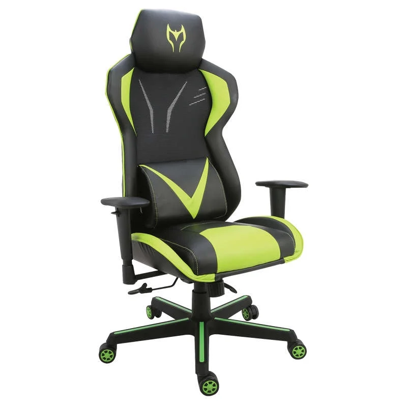 Φωτογραφία προϊόντος: Zita Plus Πολυθρόνα Gaming A6100-G Μαύρο/Πράσινο PU 72x70x125-133cm