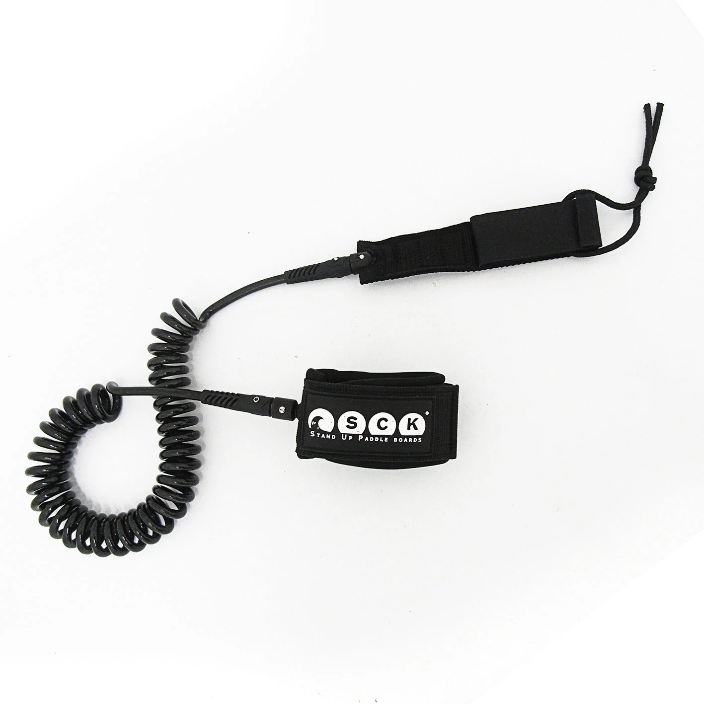 Φωτογραφία προϊόντος: SUP leash σπιράλ 10ft SCK - Μαύρο