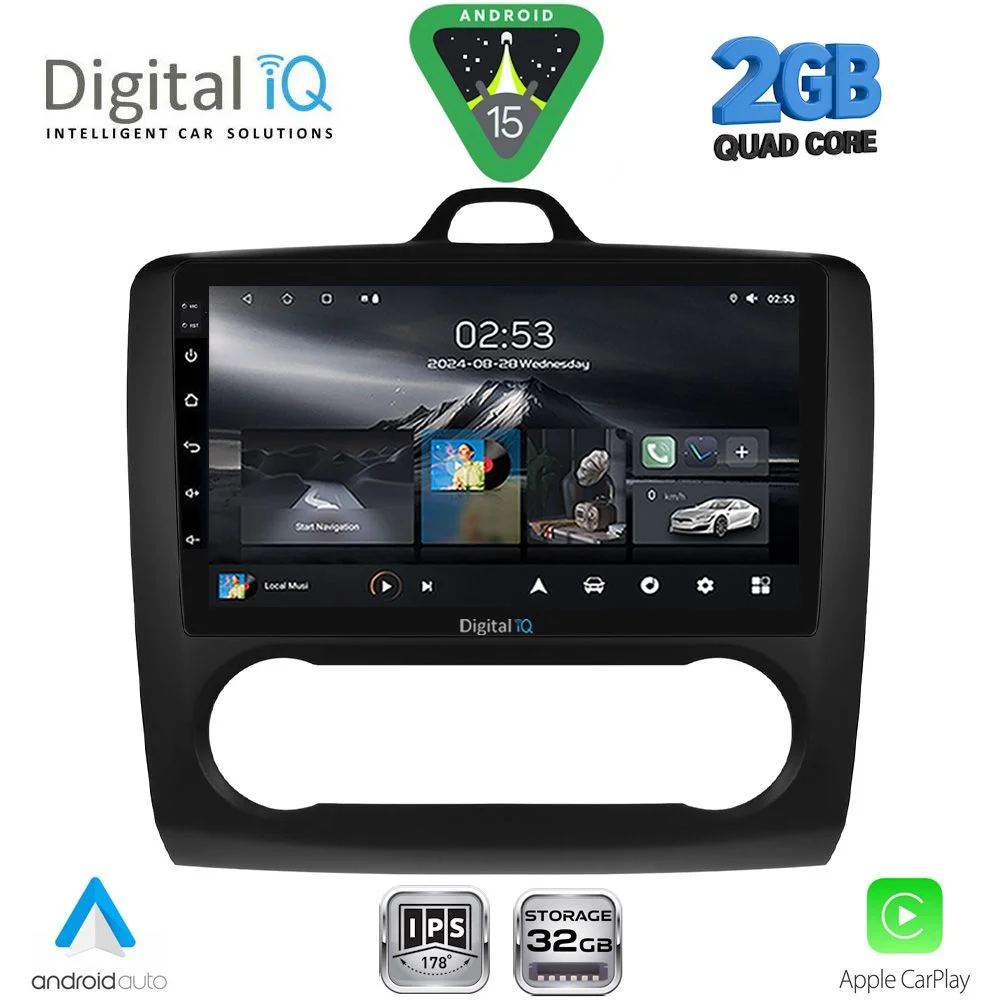 Φωτογραφία προϊόντος: DIGITAL IQ RSD 1156BL_CPA CLIMA (9inc) MULTIMEDIA TABLET for FORD FOCUS mod. 2005-2012 (BLACK)