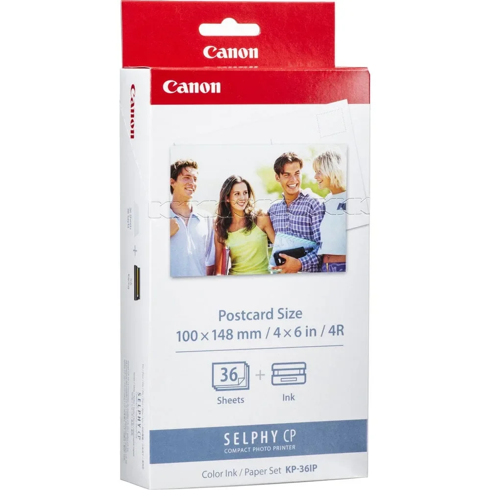Φωτογραφία προϊόντος: GR Canon Selphy KP-36IP Colour Ink + Paper (10x15 - 36 sheets) έως 12 άτοκες δόσεις ή 24 δόσεις