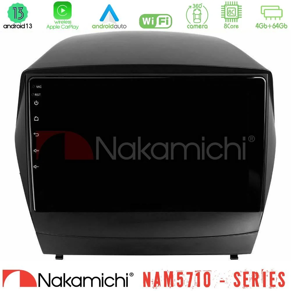 Φωτογραφία προϊόντος: Nakamichi NAM5710 Series 8Core Android13 4+64GB Hyundai IX35 Auto A/C Navigation Multimedia Tablet 9
