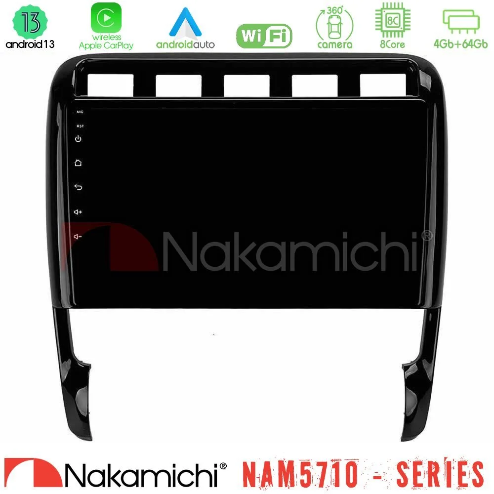 Φωτογραφία προϊόντος: Nakamichi NAM5710 Series 8Core Android13 4+64GB Porsche Cayenne 2003-2010 Navigation Multimedia Tablet 9