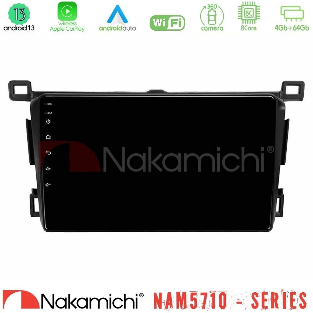 Φωτογραφία προϊόντος: Nakamichi NAM5710 Series 8Core Android13 4+64GB Toyota RAV4 2013-2018 Navigation Multimedia Tablet 9