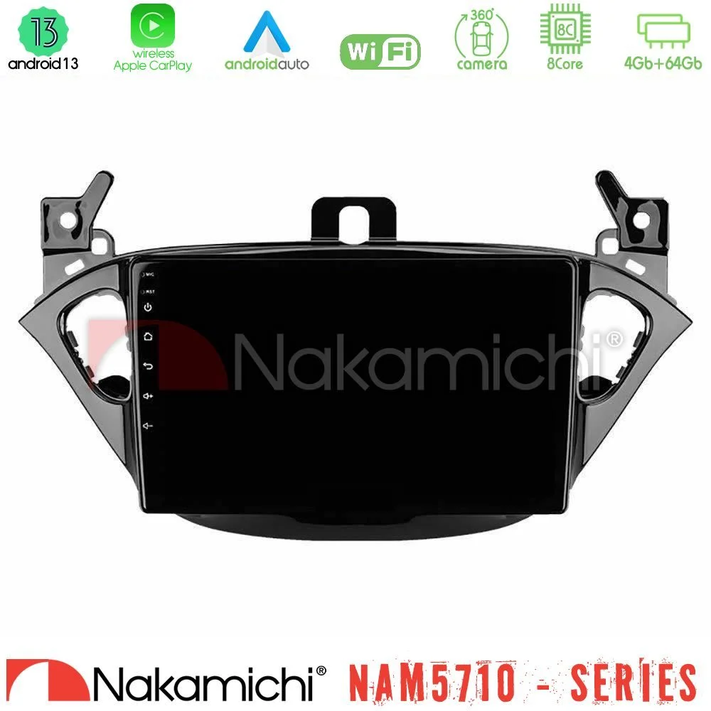 Φωτογραφία προϊόντος: Nakamichi NAM5710 Series 8Core Android13 4+64GB Opel Corsa E/Adam Navigation Multimedia Tablet 9