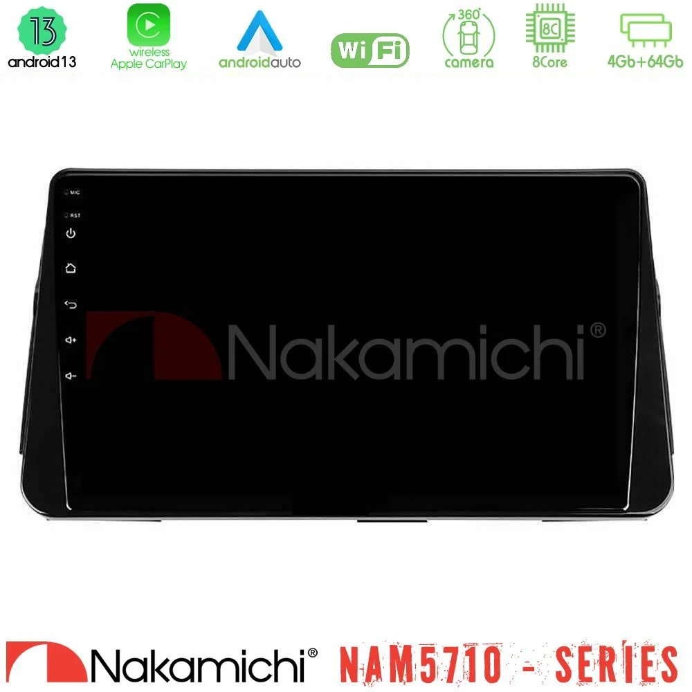 Φωτογραφία προϊόντος: Nakamichi NAM5710 Series 8Core Android13 4+64GB Nissan Micra K14 Navigation Multimedia Tablet 9