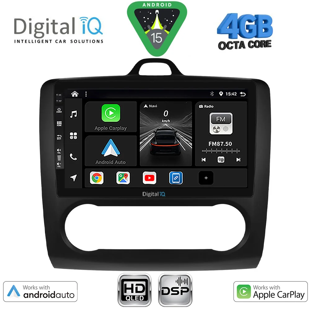 Φωτογραφία προϊόντος: DIGITAL IQ BXF 16156BL_CPAA CLIMA (9inc) MULTIMEDIA TABLET for FORD FOCUS mod. 2005-2012 (BLACK)