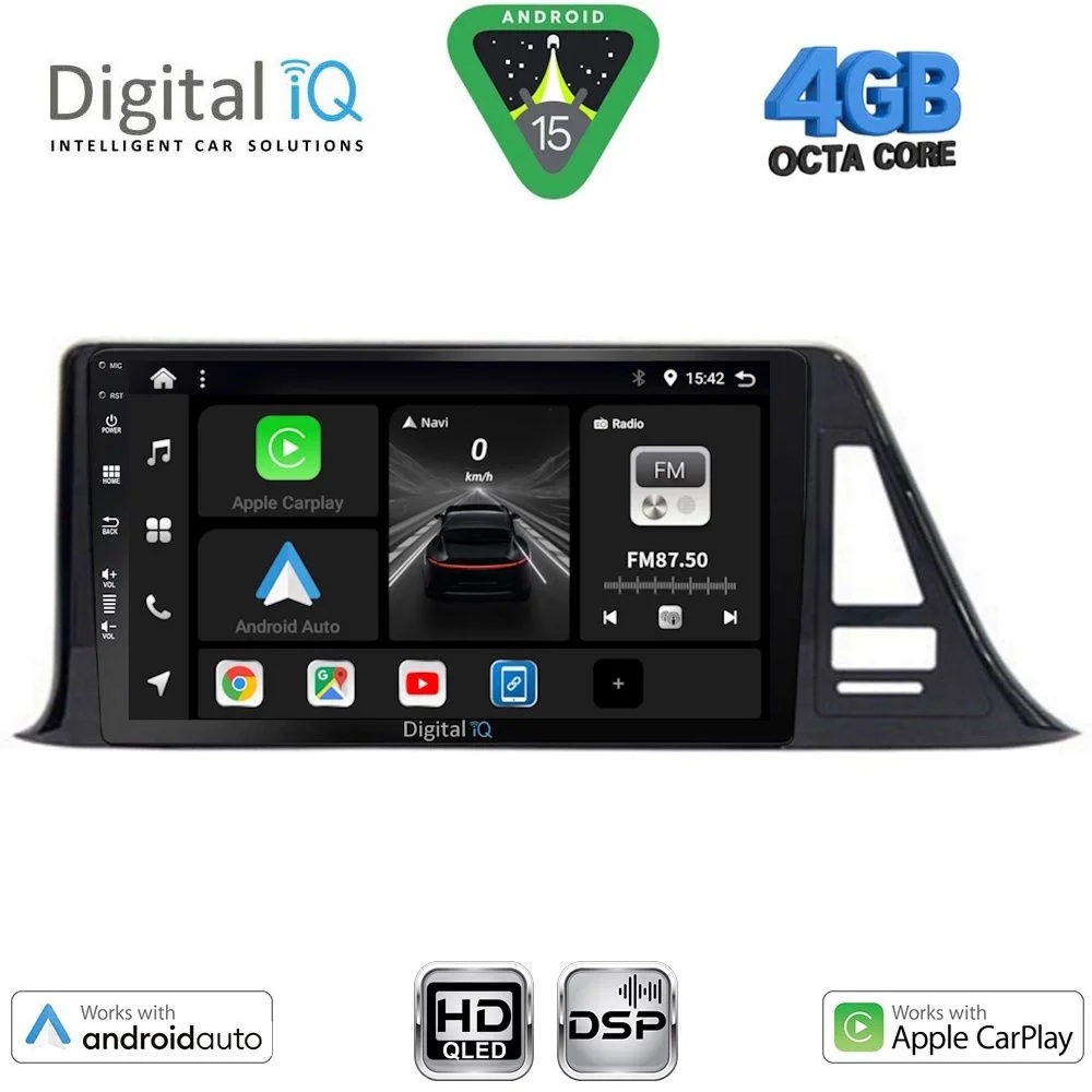 Φωτογραφία προϊόντος: DIGITAL IQ BXF 16709_CPAA (9inc) MULTIMEDIA TABLET for TOYOTA CH-R mod. 2017-2023