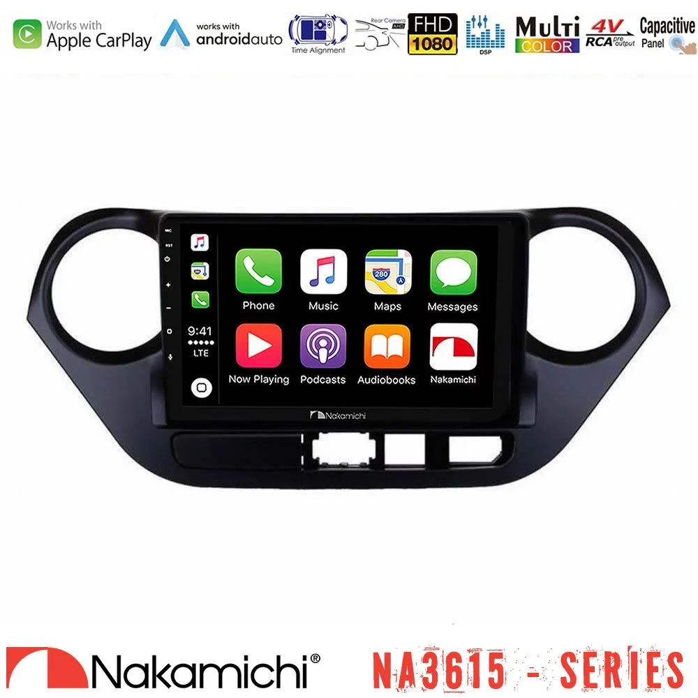 Φωτογραφία προϊόντος: Nakamichi NA3615 Series Με Wireless Carplay & Android Auto Hyundai i10 2014-2020 Media Station Tablet 9