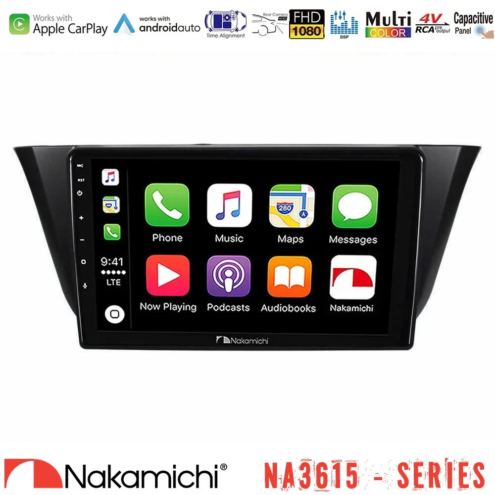 Φωτογραφία προϊόντος: Nakamichi NA3615 Series Με Wireless Carplay & Android Auto Iveco Daily 2014-2025 Media Station Tablet 9