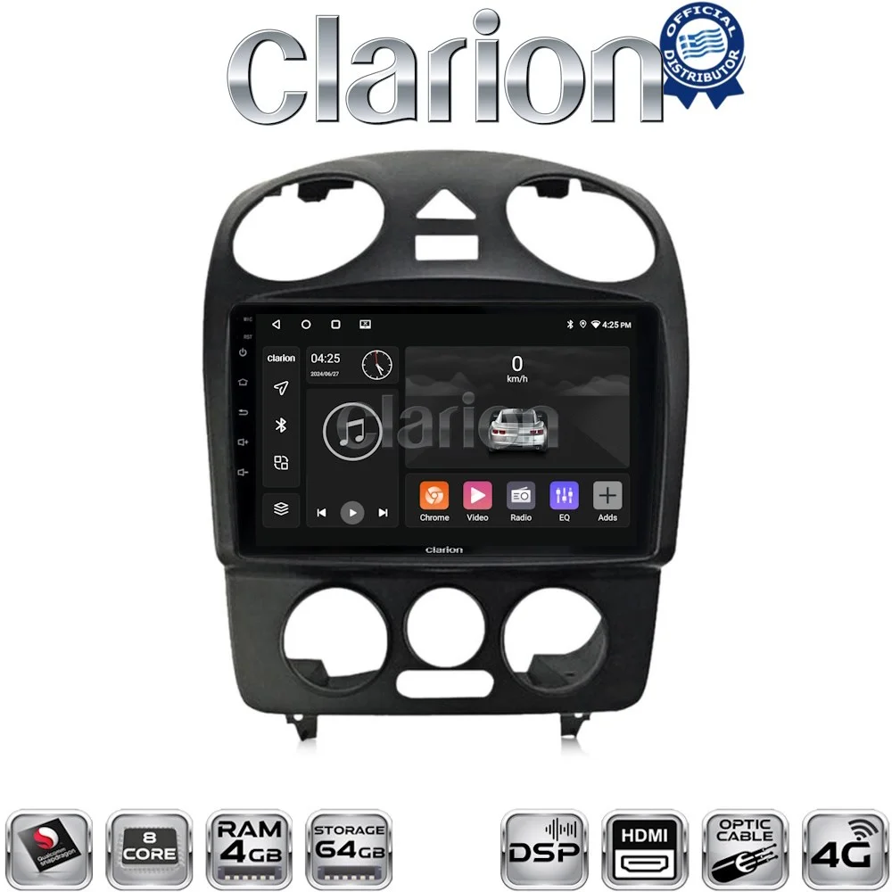 Φωτογραφία προϊόντος: Clarion OEM για VW Beetle 2003 > 2010 με 8Core 4GB/64GB και 2Κ οθόνη