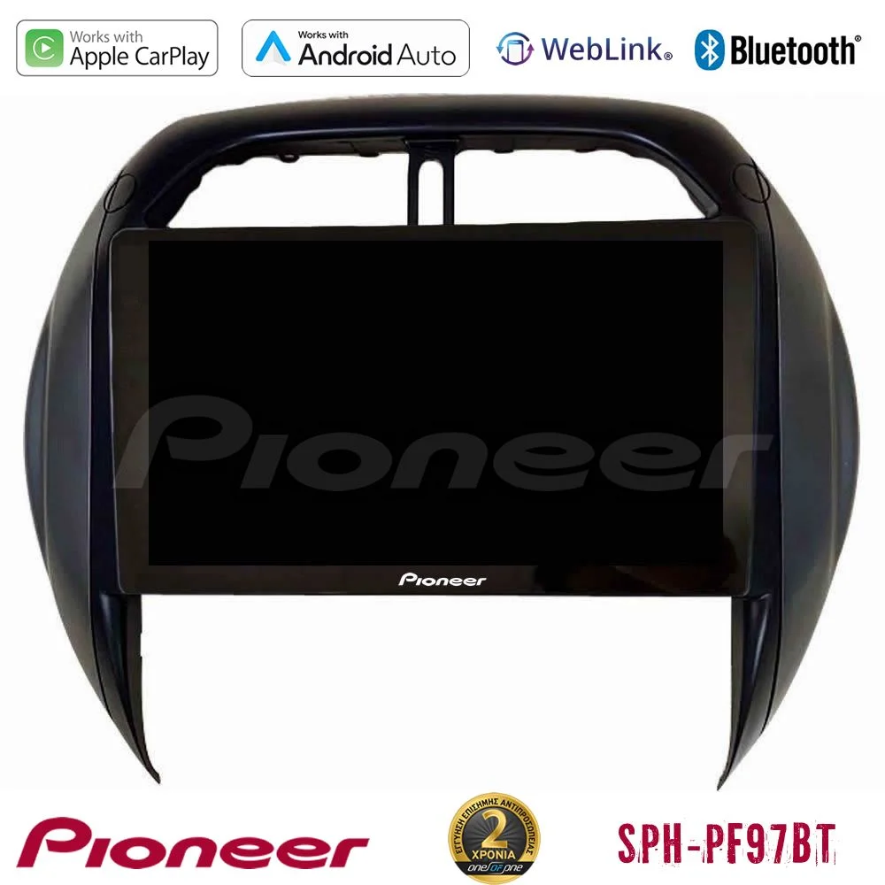 Φωτογραφία προϊόντος: Pioneer SPH-PF97BT Series Toyota RAV4 2001-2005 (Auto A/C) Multimedia Station 9 (Tablet Style) Με Carplay & Android Auto
