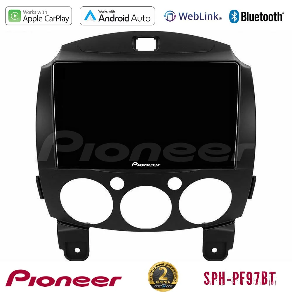 Φωτογραφία προϊόντος: Pioneer SPH-PF97BT Series Mazda 2 2008-2014 Multimedia Station 9 (Tablet Style) Με Carplay & Android Auto