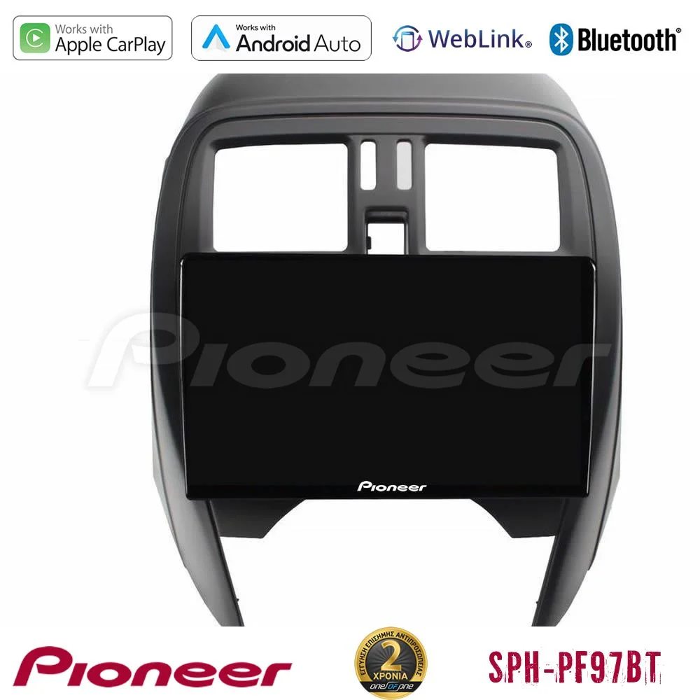 Φωτογραφία προϊόντος: Pioneer SPH-PF97BT Series Nissan Micra 2013-2016 Multimedia Station 9 (Tablet Style) Με Carplay & Android Auto