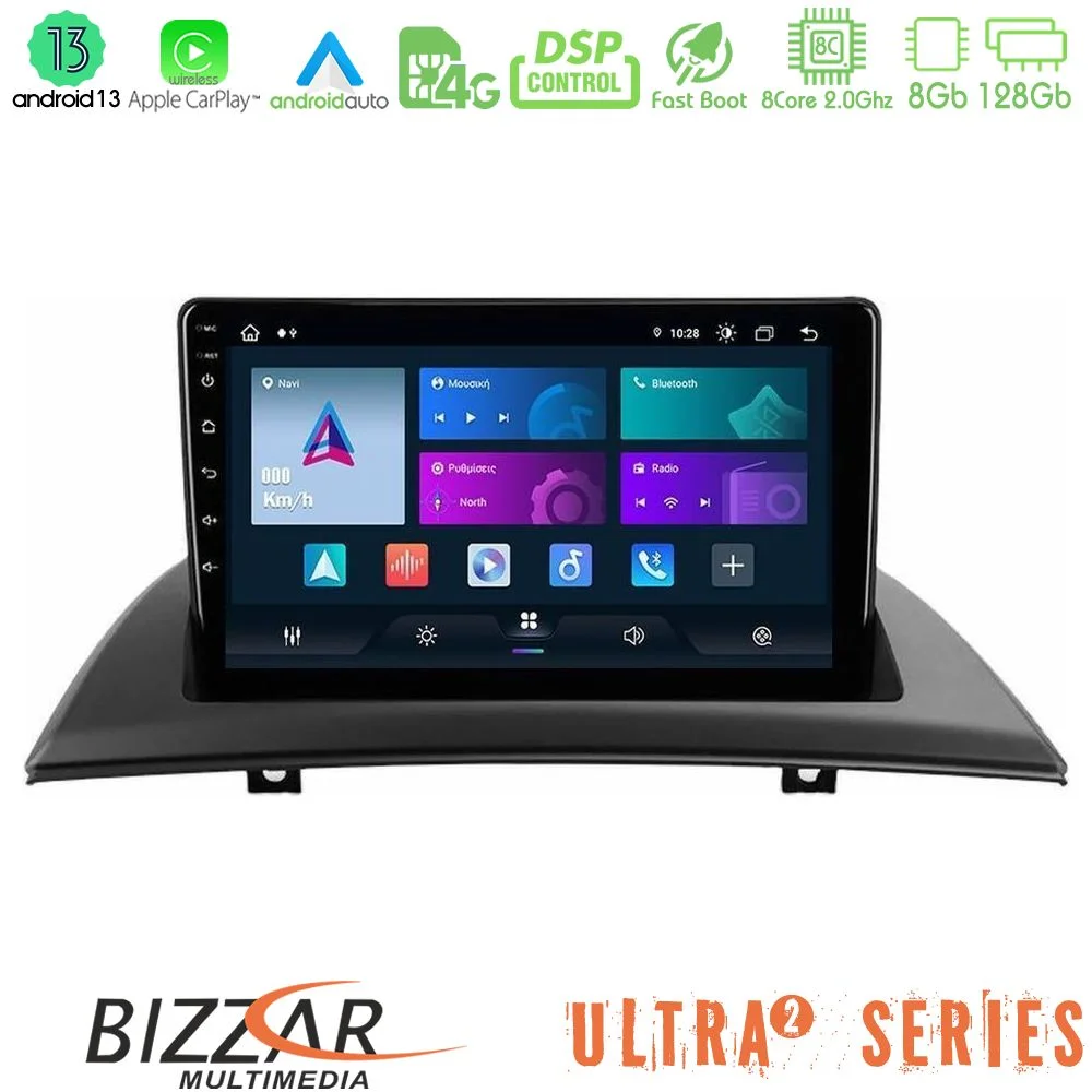 Φωτογραφία προϊόντος: Bizzar Ultra Series BMW E83 8Core Android13 8+128GB Navigation Multimedia Tablet 9