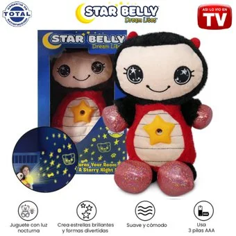Φωτογραφία προϊόντος: Star Belly Dream Lites λούτρινο με φως 3+ ετών Κόκκινη Πασχαλίτσα