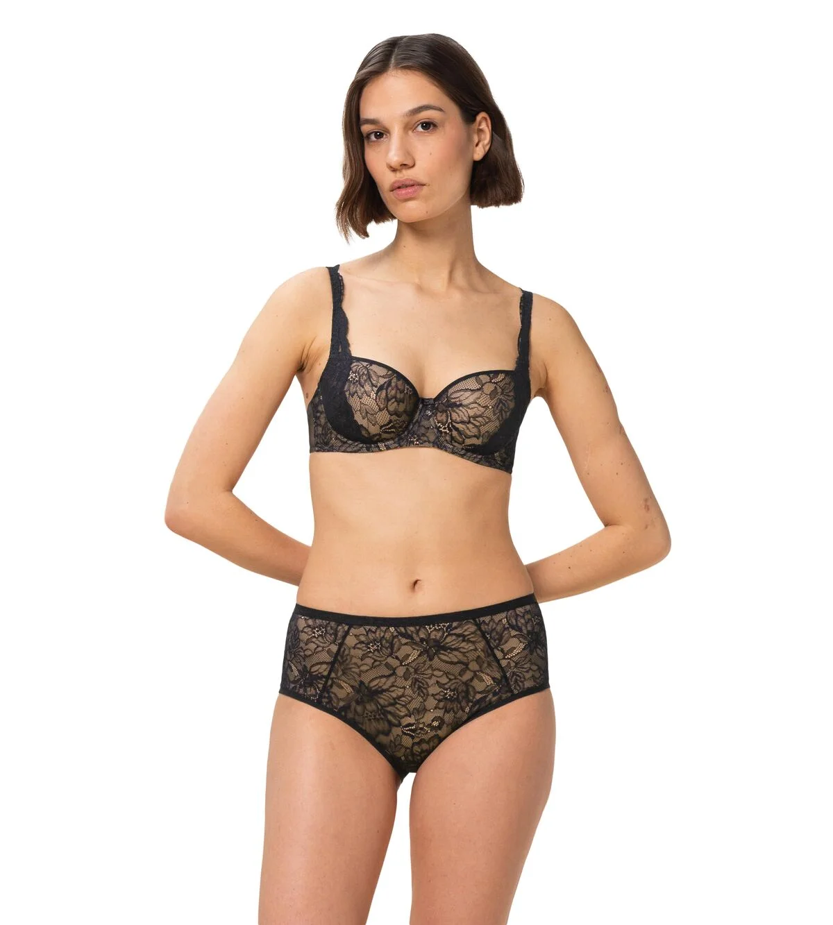 Φωτογραφία προϊόντος: Triumph Amourette Charm WHP02 Μαύρο Σουτιέν με Ελαφριά Ενίσχυση - 85D