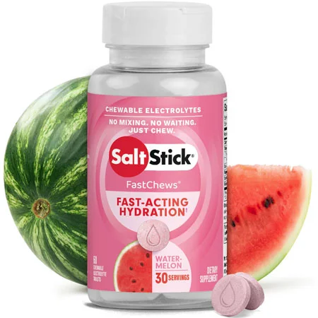 Φωτογραφία προϊόντος: Saltstick FastChews 60 chewable tablets Watermelon SaltStick